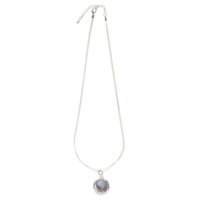 Collier court en pierre semi-précieuse Gaia DN1436S