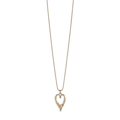 Sweetheart Contemporary Heart Long Necklace DN1503
