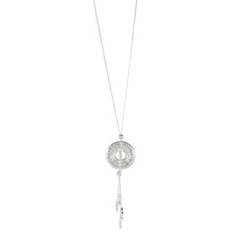 Collier Lariat Argent Zaha - Argent