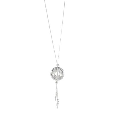 Collier Lariat Argent Zaha - Argent