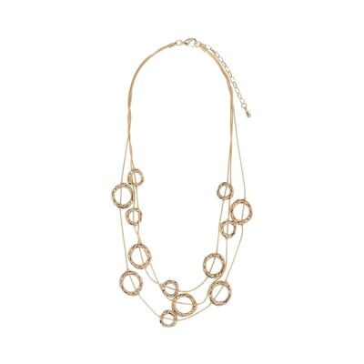 Zaha Multi-Row Necklace - Gold