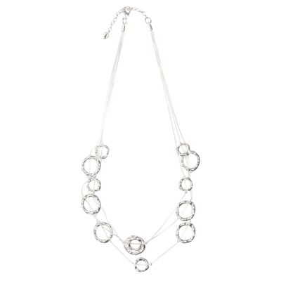 Zaha Geometric Multi-Row Short Necklace DN1521