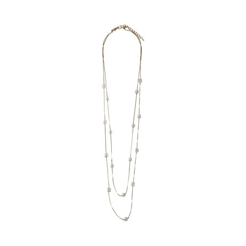 Aura Crystal Multi-Row Long Necklace DN1622K