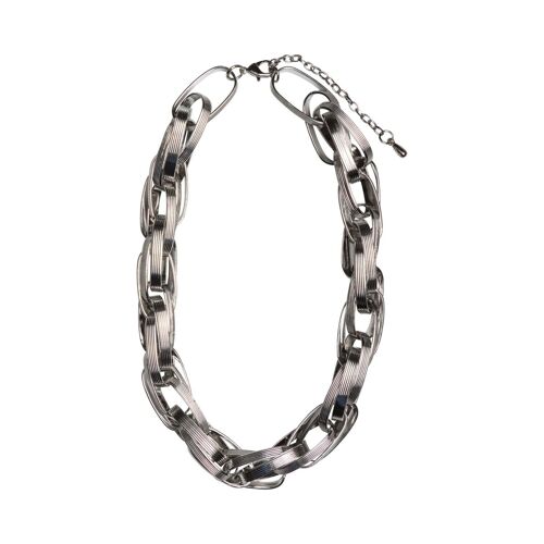 Eternal Chain Necklace - Rhodium Silver
