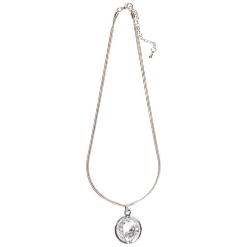 Kylie Clear Crystal Pendant Necklace DN1631S