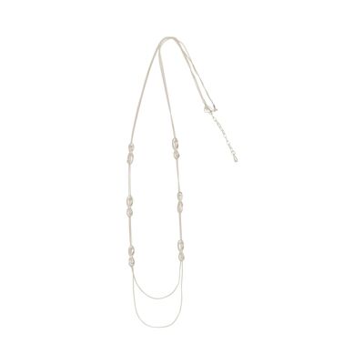 Aura Abstract Multi-Row Long Necklace DN1651A