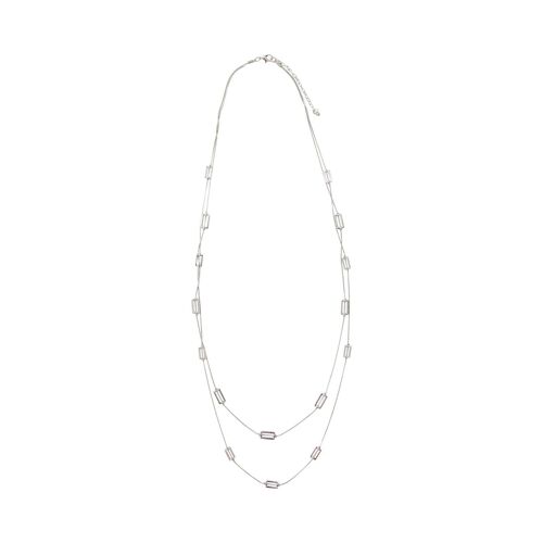 Aura Multi-Row Necklace - Silver & Rose Gold