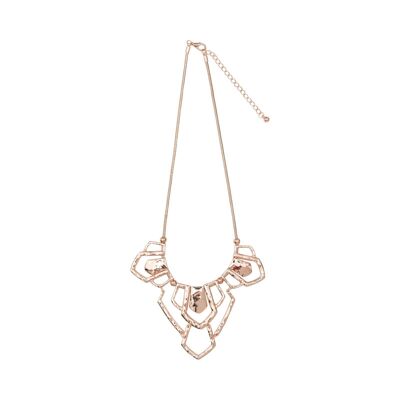 Collier Tribal Cléo - Or Rose