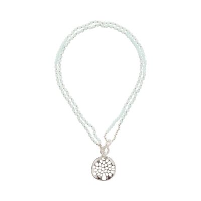 Collier arbre de vie en pierre semi-précieuse Gaia DN1851A