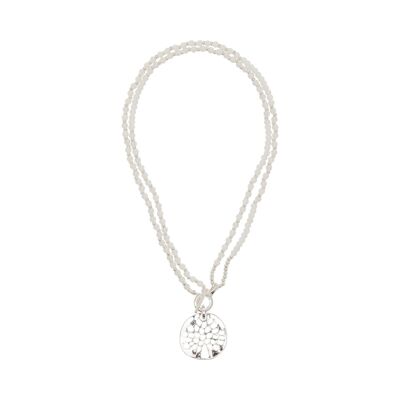 Collier arbre de vie en pierre semi-précieuse Gaia DN1851S