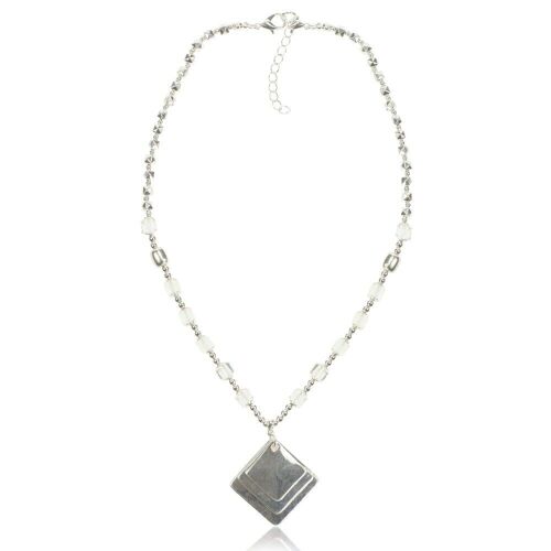 Asteria Crystal Contemporary Geometric Short Necklace DN1891