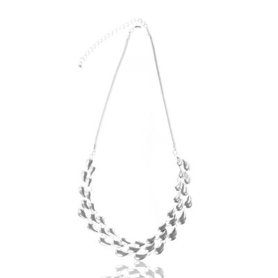 Sweetheart Short Necklace - Rhodium Silver