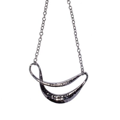 Zaha Abstract Contemporary Short Necklace DN1923B