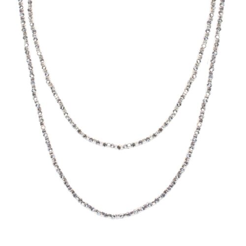 Donna Hermatite Crystal Long Necklace DN1946S