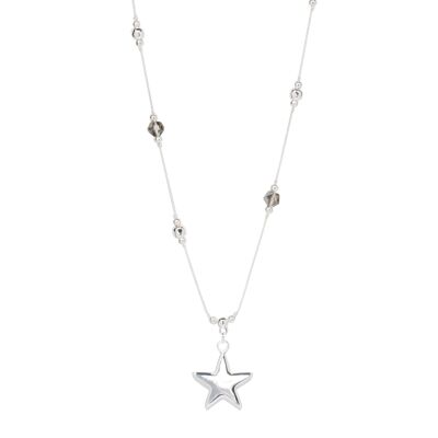 Asteria Crystal Star Contemporary Long Necklace DN1986
