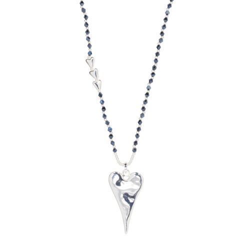 Asteria Crystal Heart Long Necklace DN1988A