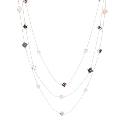 Asteria Crystal Multi-Row Long Necklace DN2013