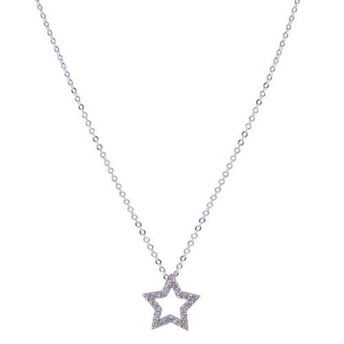 Keira Gold Plated & Cubic Zirconia Star Short Necklace