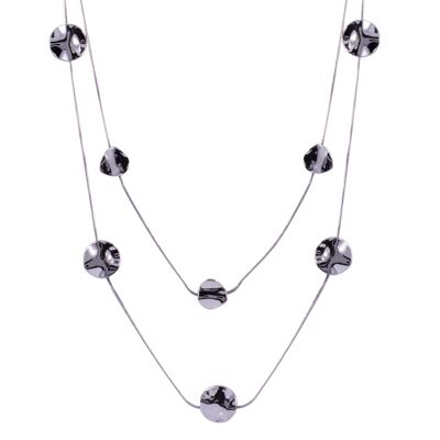 Collier Sautoir Multi-Rangs Zaha - Or Rose