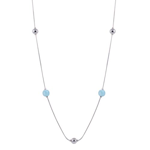 Gaia Silver & Semi-Precious Stone Necklace DN2126B