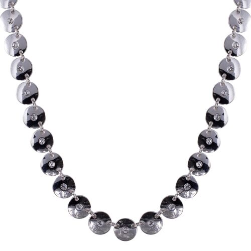 Geo Crystal Geometric Contemporary Short Necklace DN2163