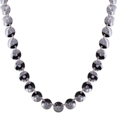 Geo Crystal Geometric Contemporary Short Necklace DN2163