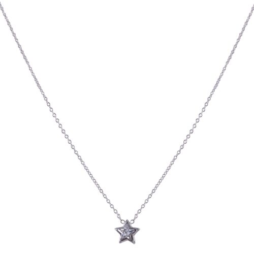Keira Gold Plated & Crystal Star Short Necklace DN2207