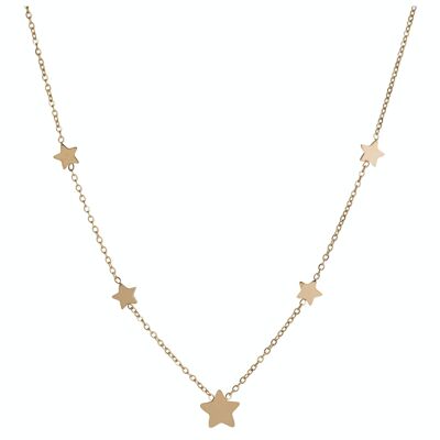 Keira Gold Plated Star Short Necklace