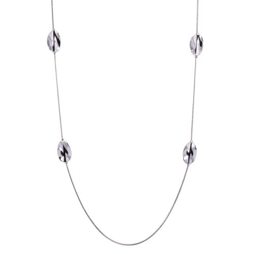 Zaha Abstract Contemporary Drawstring Necklace DN2221