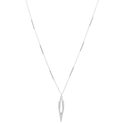 Eternal Rhodium Silver Delicate Necklace
