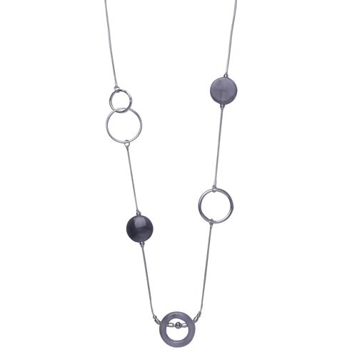 Naomi Resin Geometric Contemporary Long Necklace DN2324