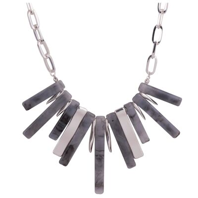 Naomi Resin Statement Abstract Contemporary Short Necklace