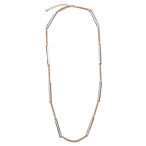 Eternal Gold Geometric Contemporary Long Necklace