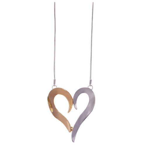 Sweetheart Heart Contemporary Long Necklace DN2349