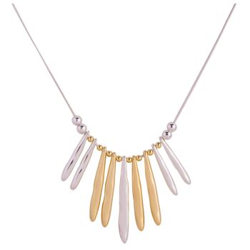 Collier court contemporain abstrait Olori DN2355