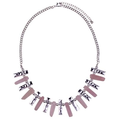 Zeitgenössische kurze Halskette aus Halbedelsteinen von Gaia DN2365