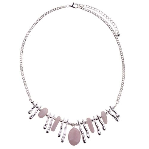 Gaia Semi-Precious Stone Contemporary Short Necklace DN2366