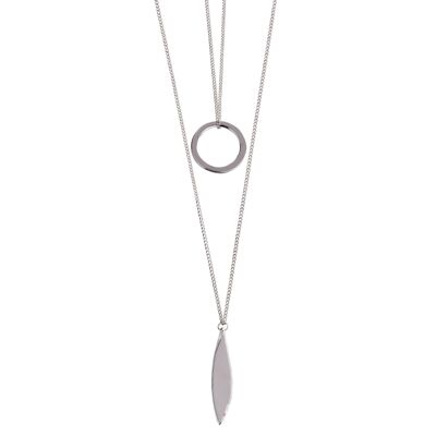 Collana lunga Geo geometrica contemporanea DN2391K