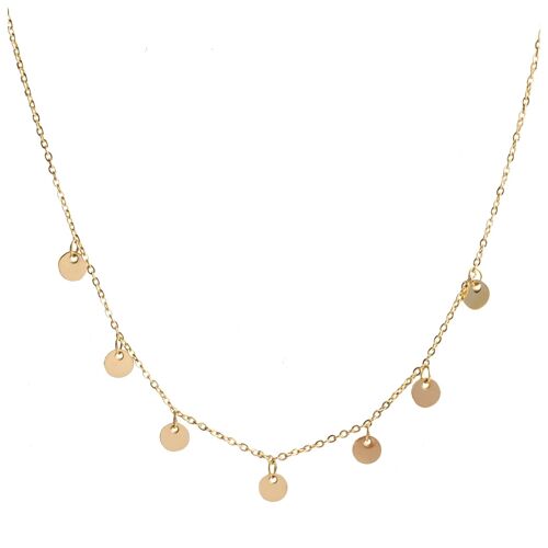 Keira Gold Plated Contemporary Short Necklace