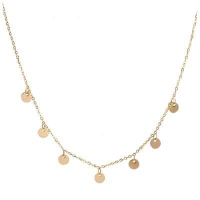 Keira Gold Plated Contemporary Short Necklace