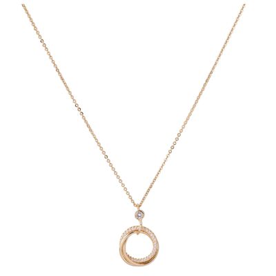 Keira Gold Plated Cubic Zirconia Geometric Contemporary