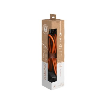 Bala Couleurs - Cordon Electrique Tissu - Luminaire 14,9FT  - Orange 2