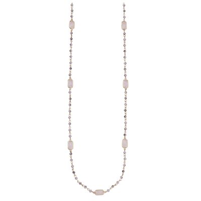 Natürliche lange Halskette aus Venuskristall DN2424A