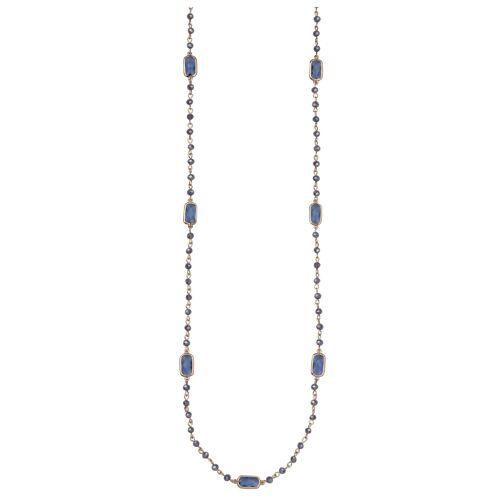 Venus Crystal Natural Long Necklace DN2424B