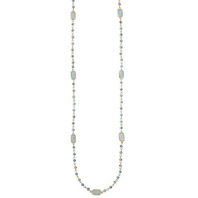 Venus Crystal Natural Long Necklace DN2424F