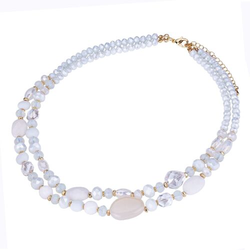 Venus Semi-Precious Stone & Crystal Necklace DN2426