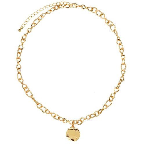 Alesha Gold Contemporary Chain-Link Short Necklace