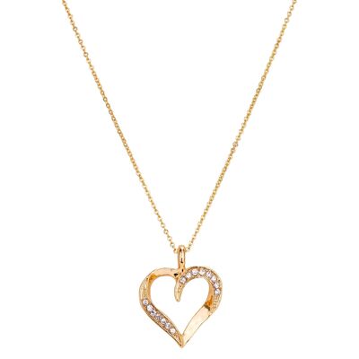 Sweetheart Crystal Heart Short Necklace DN2471K