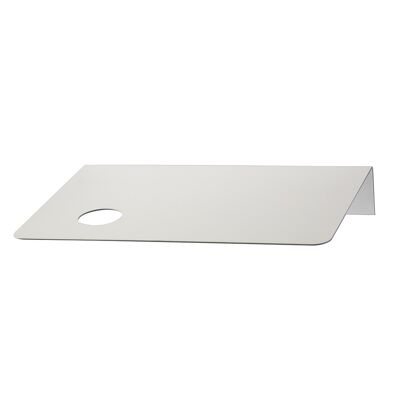 Bedside wall shelf - White metal