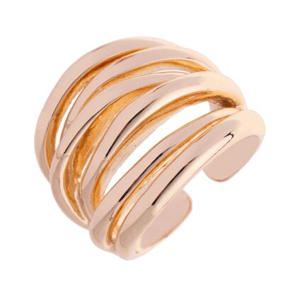 Zaha Contemporary Abstract Open Rings DR0406S